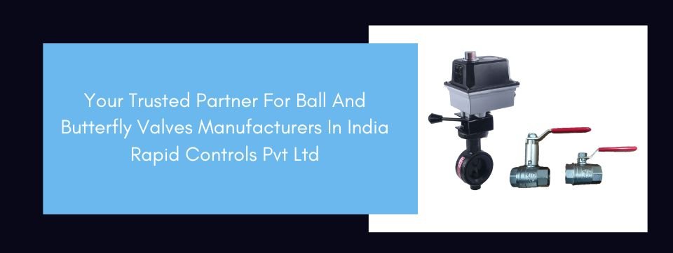 Ball And Butterfly Valves Manufacturers In India by Rapidcontrols.in